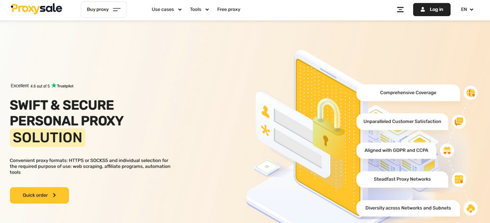 Proxy-Sale Homepage