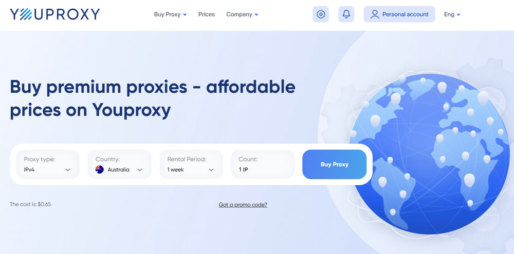 Youproxy Homepage