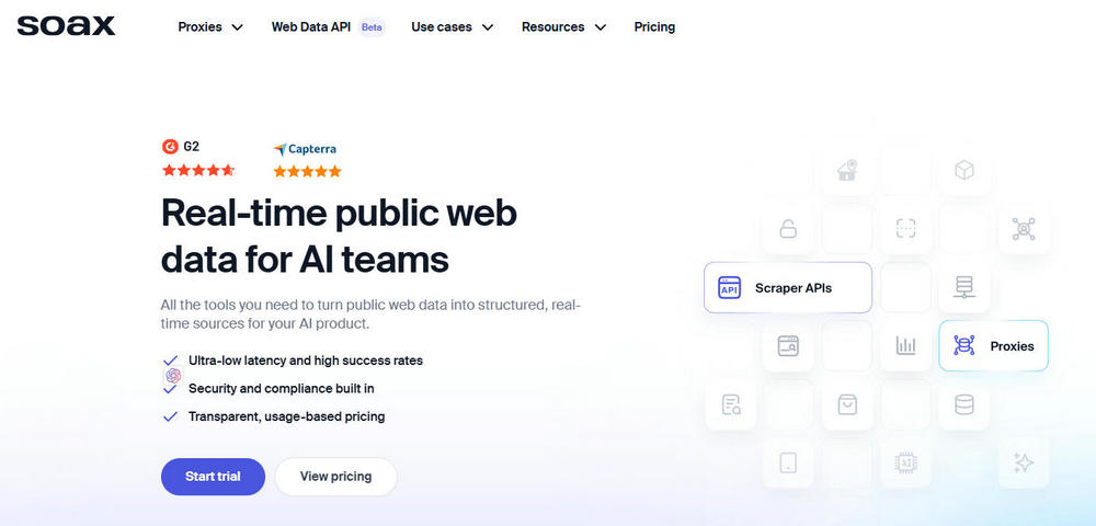 SOAX Homepage